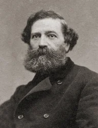 Portræt af Felix Pyat (1810-1889) fransk forfatter, journalist og politiker