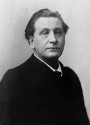 Portræt af Francois Coppee (1842-1908), fransk dramatiker og romanforfatter.