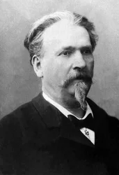 Portræt af Frederic Mistral (1830-1914), fransk digter og forfatter.