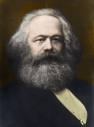 Portræt af Karl Marx (1818-1883) 1878