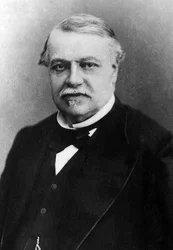 Portræt af Leon Say (1826-1896), fransk bagerpolitiker.
