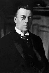 Portræt af Lord Joseph Chamberlain (1836-1914), britisk politiker.
