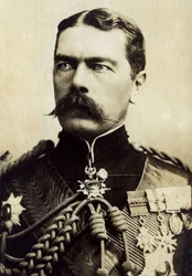 Portræt af Lord Kitchener af Karthoum (1850-1916), engelsk militær.