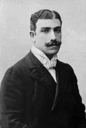 Portræt af Lucien Germain Guitry (1860-1925), fransk skuespiller.