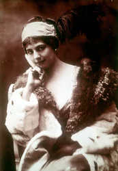 Portræt af Mata Hari (1876-1917), hollandsk danser og eventyrer