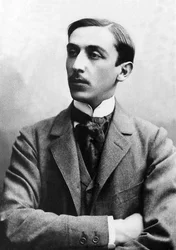 Portræt af Maurice Barres (1862-1923), fransk essayist, romanforfatter og politiker.