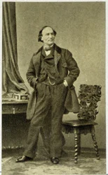 Portræt af Robert Houdin i 1855 (fransk tryllekunstner fra det 19. århundrede)
