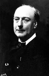 Portræt af Theodore de Banville (1823-1891), fransk digter.