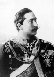 Portræt af Vilhelm II (1859-1941), sidste kejser af Tyskland og sidste konge af Preussen fra 1888 til 1918.