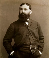 Portræt af den italienske maler Giuseppe De Nittis (1846-1884) Fotografi