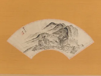 Dvælende regn over Halve Landsbyen, ca. 1815-20.