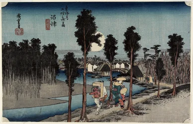 Skumring ved Numazu, ca. 1833