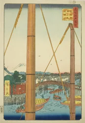 Inari B Ridge Draft d Port Shline, Teppo-figur (Teppo-figur Inari Bridge Minato-helligdom)"
