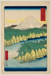 Søen ved Hakone, fra serien "Seksogtredive udsigter til Fuji-bjerget"