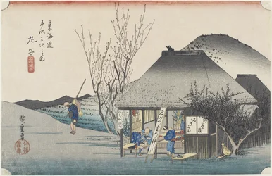 Maruko--berømt tehus, ca. 1833
