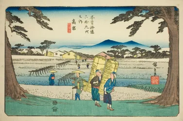 af. 65: Takamiya, fra serien "Shixty-nines of the kisokaido"