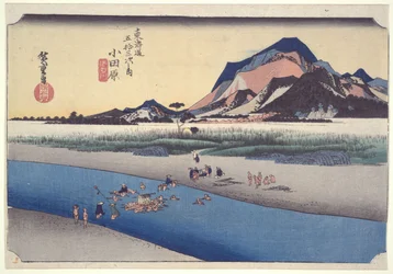 Odawara, Sakawa-gawa, fra serien Tōkaidōs treoghalvtreds stationer