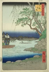 Omaya gashi, fra serien "Ridge dre d fa net s views of Edo (One Hundred Famous Views of Edo)"