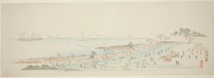 View of Goten Hill (Gotenyama no zu), fra serien "Thirteen Views of the Environs of Edo"