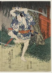 Ichikawa Ebijuro God Som Horiguchi Manzaemon