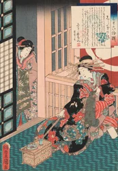 Mr. Shiratama af Utagawa Toyokuni