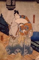 Yoshiie Yawata, af Kuniyoshi Utagawa