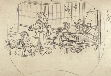 Hataori (vævning på en væv)