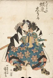 Skuespilleren Bandō Shūka som Ōboshi Rikiya i stykket Kanadehon Chūshingura