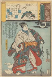 Ukiyo e er paralleller til de overskyede kapitler i Genji (serietitel om objekt)