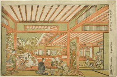 Underholdning med snevisning, ca. 1771