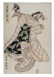 Skuespilleren Segawa Michinosuke, ca. 1804-1806 (træsnit på papir)
