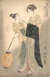 Commuter Komachi, fra seriens syv afsnit af te poe t Komachi, eller? 1795. .