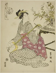Den ottende måned (Hachi gatsu), fra serien "Fashionable Twelve Months (Furyu junikagetsu)"