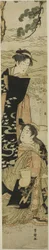 The sisters Matsukaze and Murasame on the shores of Suma