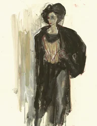 Elegant modekvinde