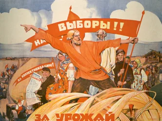 Russisk propaganda plakat