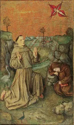 Saint Francis modtager Stigmata, slutningen af det 15. århundrede