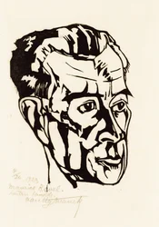 Portræt af komponisten Maurice Ravel 1875-1937, 1923.