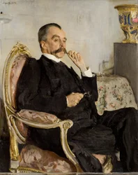 Portræt af Prins Vladimir Mikhaylovich Golitsyn 1847-1932, 1906.