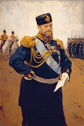 Portræt af zar Alexander III, 1900
