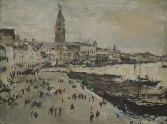 Schiavoni-kajen i Venedig