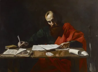 Sankt Paulus skriver sine epistler