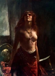 I den assyriske telt, 1908-1909.