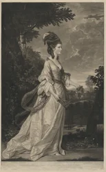 Jane Fleming, grevinde af Harrington, 1780.