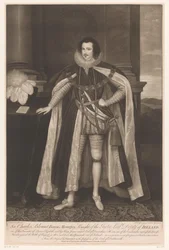 Portret af Charles Blount Sir Charles Blount Baron Mountjoy, Knight of the Parter, Lord Deputy of Ireland (titel på objekt)