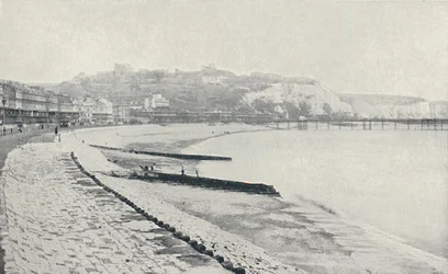 Kridtklipper, nær Dover, 1910