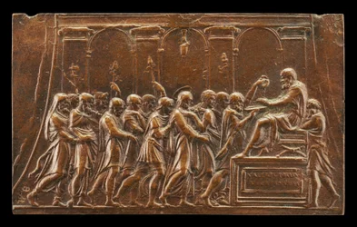 Kristus bragt for Pontius Pilatus.