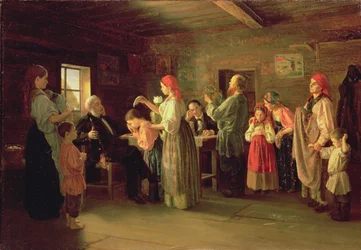 Besigtigelse af et børnehjem, 1866