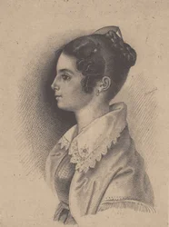 Grevinde Vera Fyodorovna Vyazemskaya, født Gagarina 1790-1886