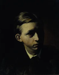 Portræt af maleren Nikolai Alexeyevich Kasatkin 1859-1930, 1876